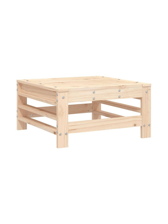 Wooden Garden Stool Cube for Outdoor Use Pink 57.5x57.5x30cm