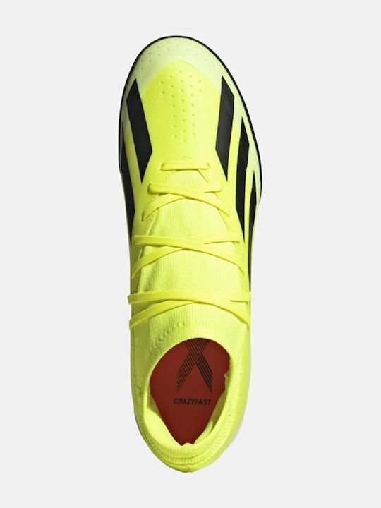 adidas X Crazyfast League Football Shoes with Molded Cleats Team Solar Yellow 2 / Core Black / Cloud White