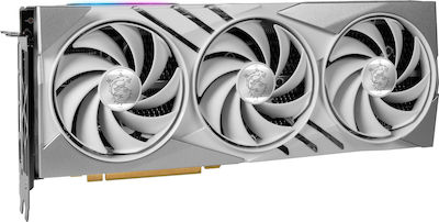 MSI GeForce RTX 4070 Super 12GB GDDR6X Gaming X Slim White Graphics Card