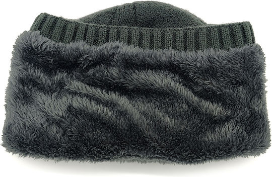 Beanie Unisex Beanie Gestrickt in Gray Farbe