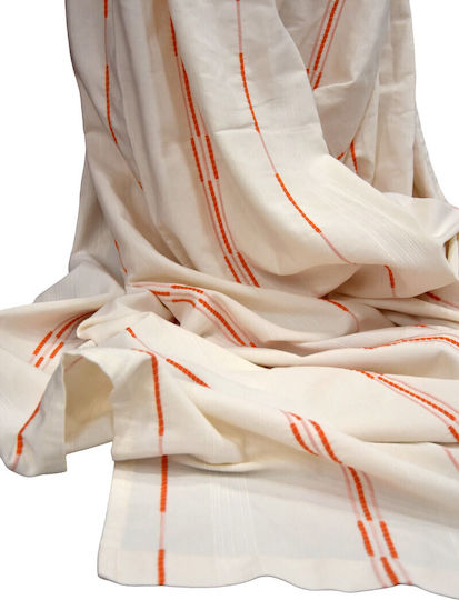 Decotelia Curtain with Pencil Pleat Ecru 480x270cm