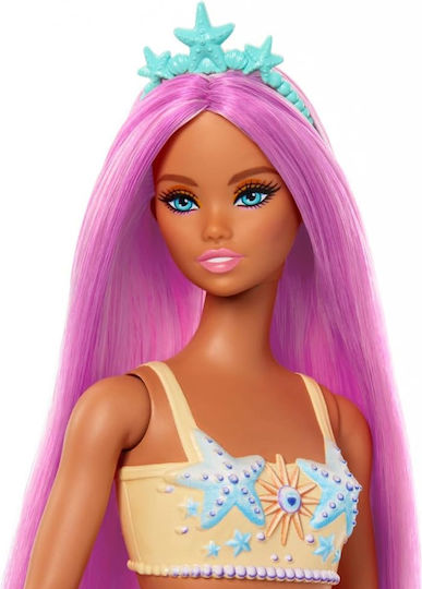 Barbie Dreamtopia Mermaid Doll Dreamtopia Mermaid With Salmon Tail for 3+ years+ Years