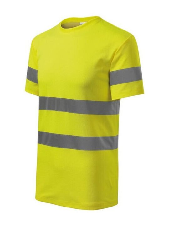 Rimeck Ανδρικό Διαφημιστικό T-shirt Κοντομάνικο Fluorescent Yellow