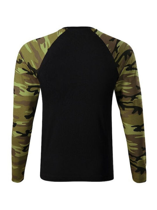 Malfini Ανδρικό Διαφημιστικό T-shirt Κοντομάνικο Camouflage Green