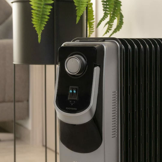 Cecotec Readywarm 11000 Space 360 Black Καλοριφέρ Λαδιού με 11 φέτες 2500W