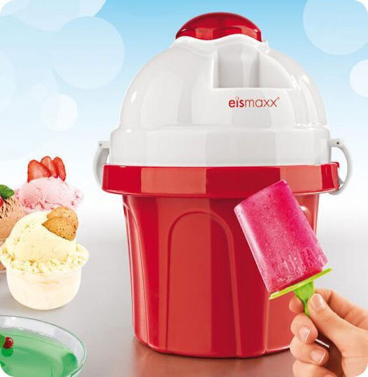 Eismaxx Mașină De Înghețată 3 În 1 Capacitate 350 Ml Roșie