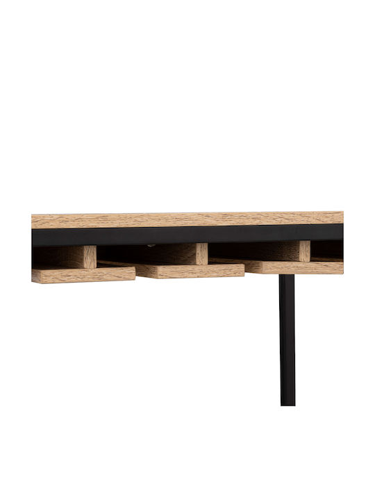 Atmosphera Επιδαπέδια Κάβα Ποτών Μεταλλική Καφέ 60x30x160εκ.