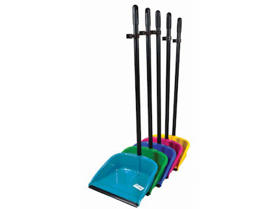 Sidirela Plastic Dustpan with Rubber Band & Stick Ορθοστατικό