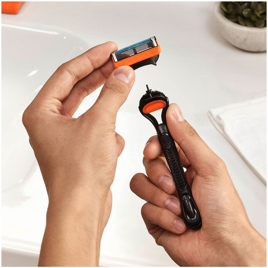Gillette Fusion5 Ανταλλακτικές Κεφαλές με 5 Λεπίδες & Λιπαντική Ταινία 8τμχ