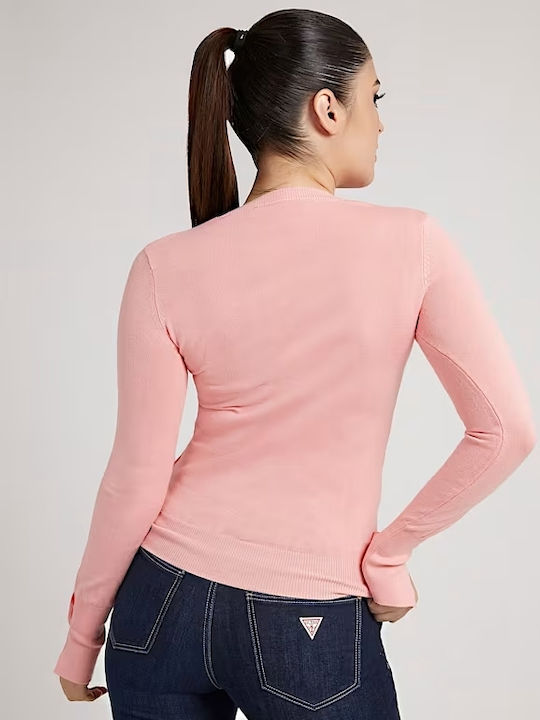Guess Women's Blouse Long Sleeve Pink