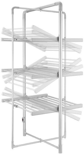 N'Oveen Metallic Folding Electric Floor Clothes Drying Rack with Hanging Length 5m