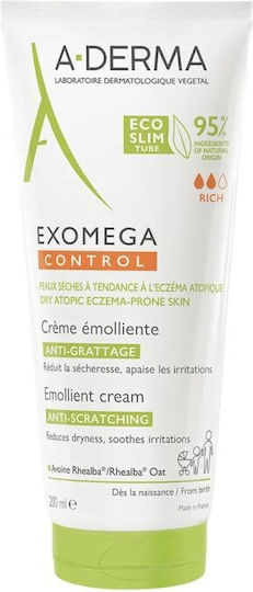 A-Derma Exomega Emollient Cream Κρέμα για Ατοπική Δερματίτιδα 200ml