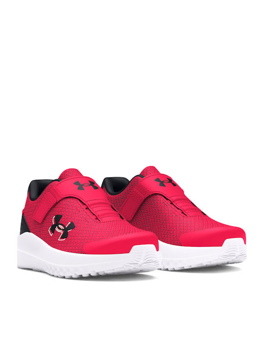 Surge 4 Kids Sports Shoes Running with Hoop & Loop Closure Red