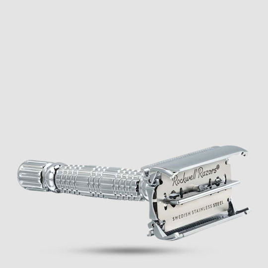 Rockwell Razors R1 Rookie Ξυραφάκι Ασφαλείας Κλειστού Τύπου Butterfly Gun Metal Chrome