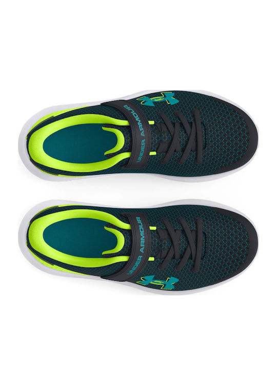 Surge 4 Kids Sports Shoes Running with Hoop & Loop Closure Black
