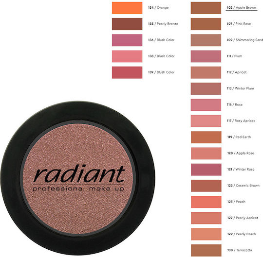 Radiant Radiant Blush 102 Apple Brown 4g