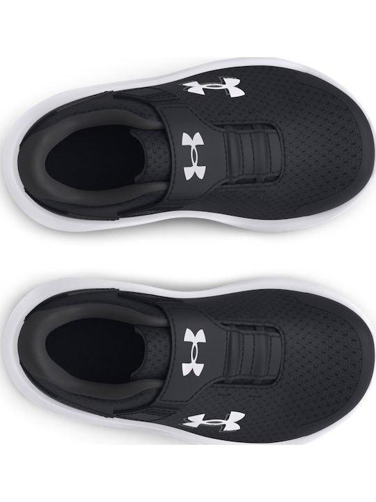Surge 4 Kids Sports Shoes Running with Hoop & Loop Closure Black