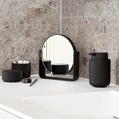 Zone Denmark Tabletop Makeup Mirror Black