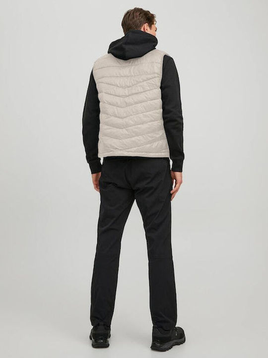 Sleeveless Jacket Puffer Ecru