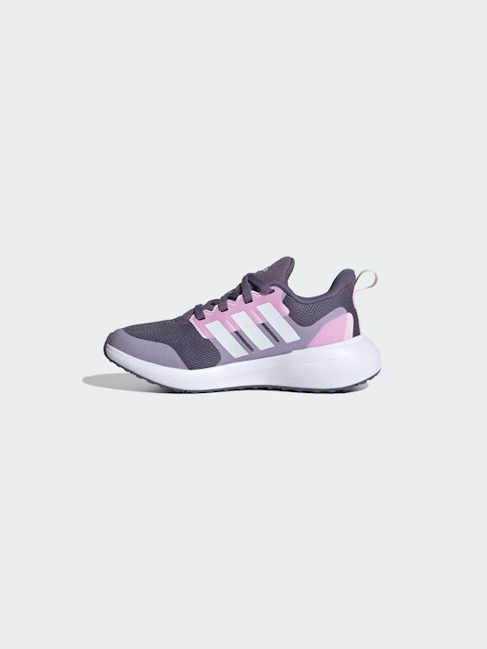 Adidas Kids Sports Shoes Running 2.0 Cloudfoam Lace Purple