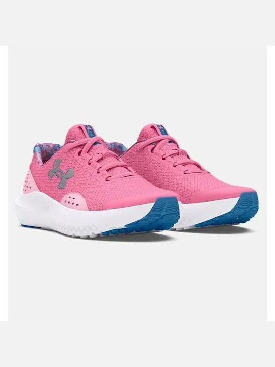 Under Armour Kids Sports Shoes Running Surge 4 Gs Pink