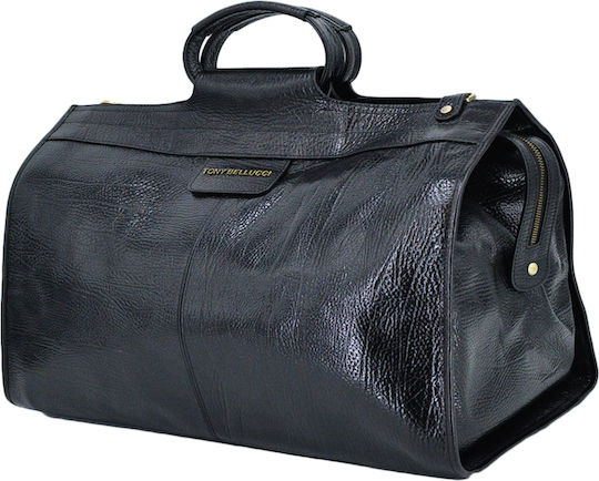 Dermatina 100 Sack Voyage Black made of Leather L49xW26xH26cm