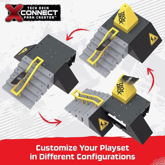 Techdeck X-connect Park Creator TechDeck Pyramid Shredder για 6+ Ετών