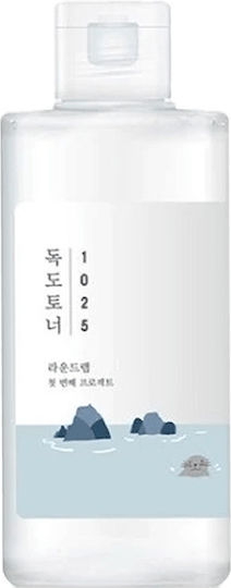 Round Lab 1025 Dokdo Lichid Toner Pentru Față Cu Pantenol Și Acid Hialuronic 200ml
