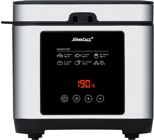 Steba Vas pentru Fondue Electric Metalic 8 Persoane Argintiu