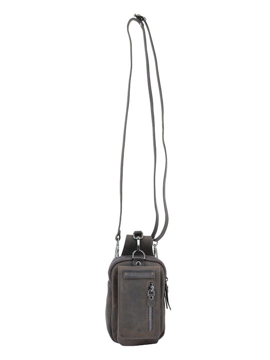 Leather Men's Bag Shoulder / Crossbody Brown