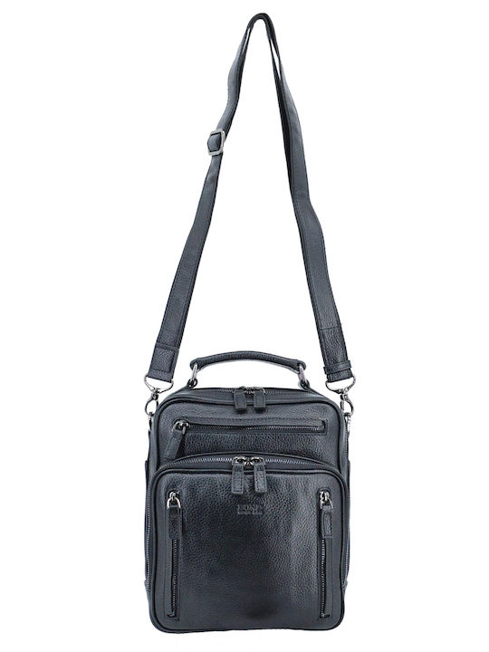 Leather Men's Bag Shoulder / Crossbody Black