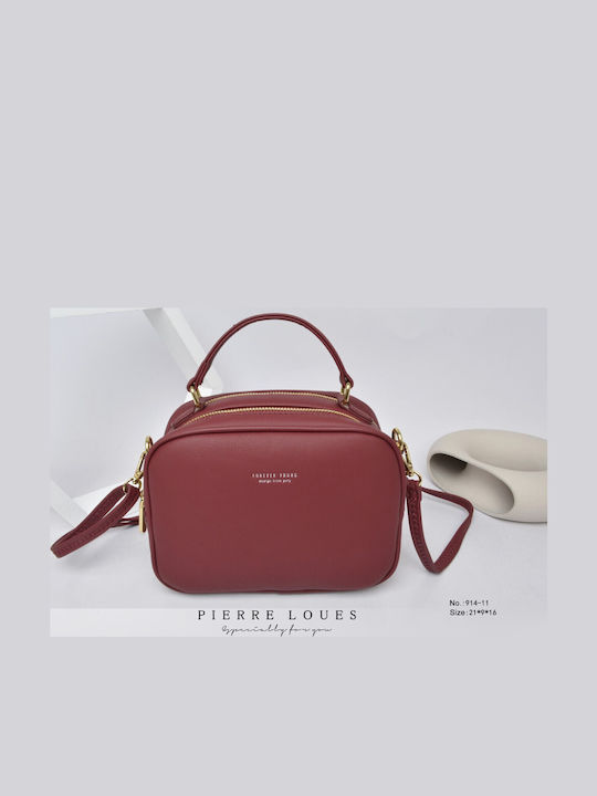 Geantă de damă Crossbody Burgundy