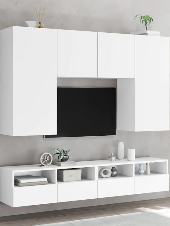 TV-Ständer Weiß M80xP30xH30cm