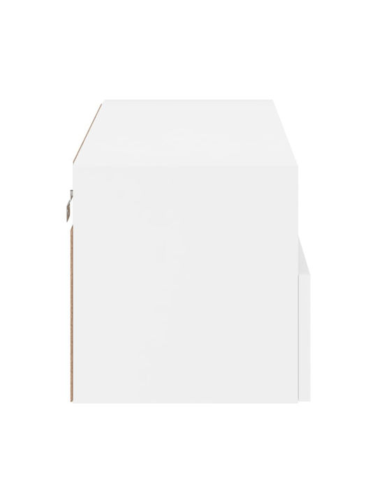 TV-Ständer Weiß M80xP30xH30cm