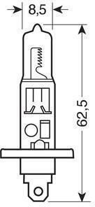 Osram Lămpi Autoturismului H1 Halogen Alb cald 12V 55W 1buc