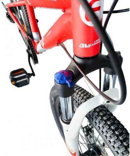Energy Enigma 24" Παιδικό Mountain Bike 7 Ταχυτήτων με Δισκόφρενα και Σκελετό Αλουμινίου Κόκκινο