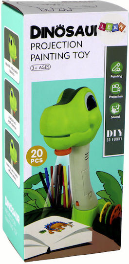 Lean Toys Προτζέκτορας Ζωγραφικής Dinosaur Drawing Projector για Παιδιά 3+ Ετών