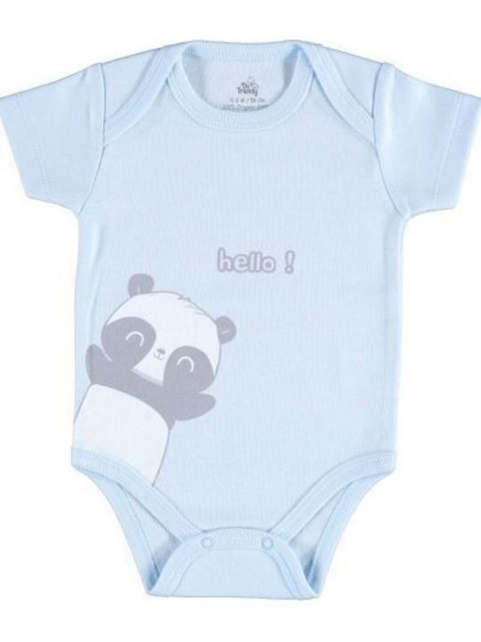 Trendy Kurzärmelig Light Blue 2Stück