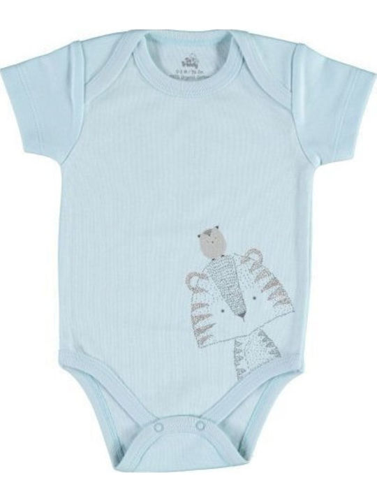 Trendy Set Babystrampler Kurzärmelig Light Blue 2Stück