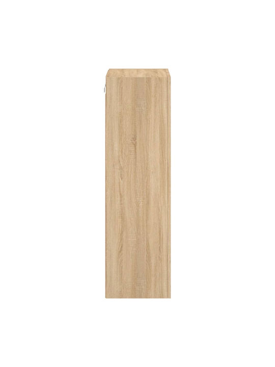Wall-Mounted Living Room Cabinet made of Particle Board Sonoma Oak 40.5x30x102cm