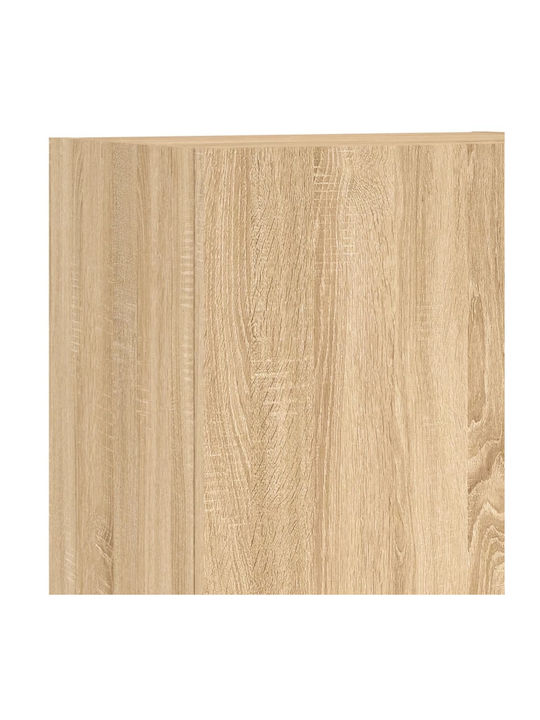 Wall-Mounted Living Room Cabinet made of Particle Board Sonoma Oak 40.5x30x102cm