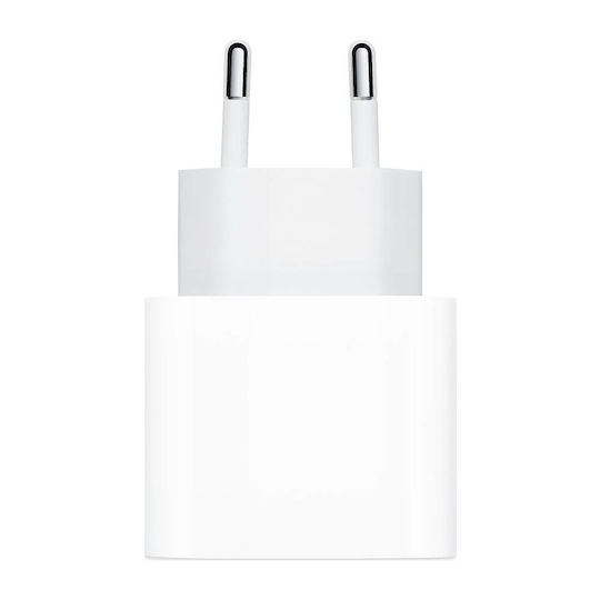 Apex Φορτιστής Χωρίς Καλώδιο με Θύρα USB-C 20W Λευκός (Apex AP-20WAPCH)