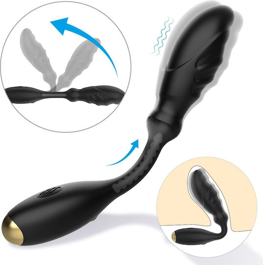 Kinksters Anal Plug with Vibration Black