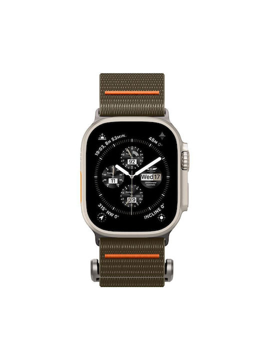 Spigen Durapro Flex Ultra Λουράκι Χακί (Apple Watch 49mm/45mm/44mm/42mm)