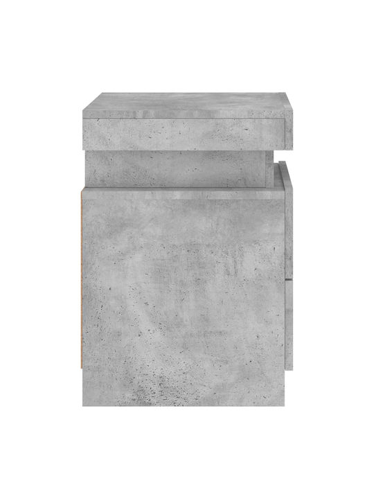 Nachttische Grey Concrete 2Stück 35x39x55cm
