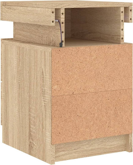 Noptiere Stejar Sonoma 2buc 35x39x55cm
