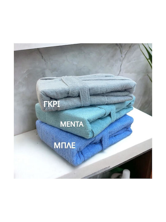 Linea Home Bathrobe with Hood in Gray Color