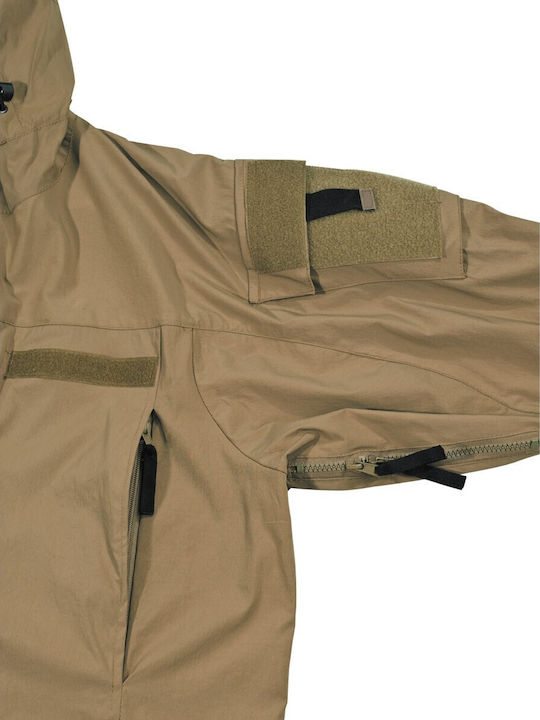 MFH Bărbați Jachetă de lucru Softshell cu glugă Kaki