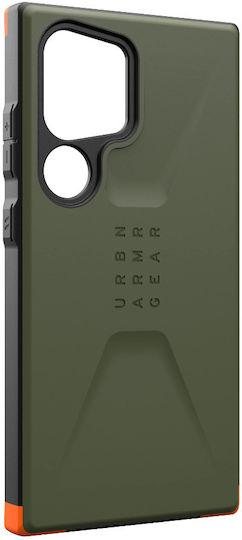 UAG Civilian Back Cover Plastic 2mm with Strap Green (Galaxy S24 Ultra)