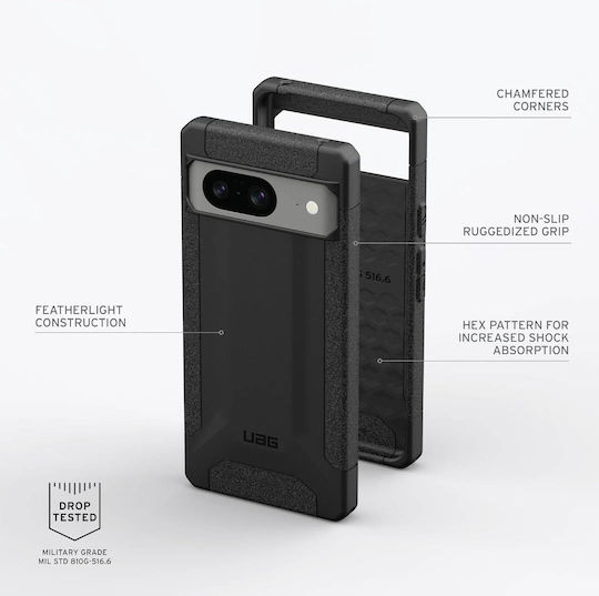 UAG Scout Задна корица Силикон Черен (Google Pixel 8)